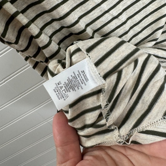 NEW Nine Britton Cowl Neck Twist Hem Knit Top Off White XS - Picture 5 of 6